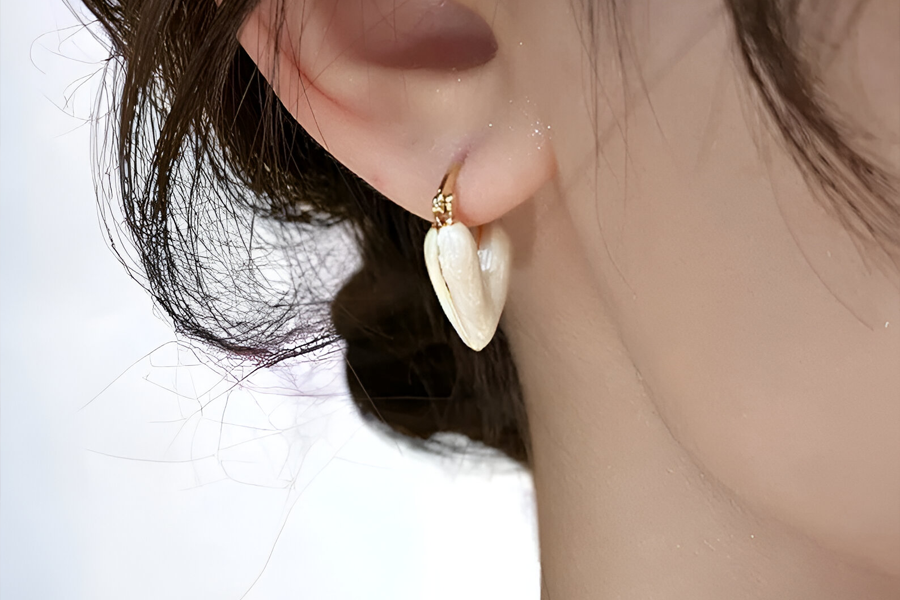 Heart-Shaped Earrings
