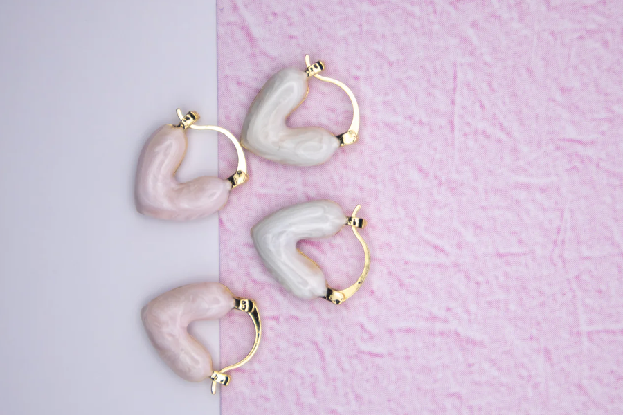 Chic Heart Earrings Gift Ideas