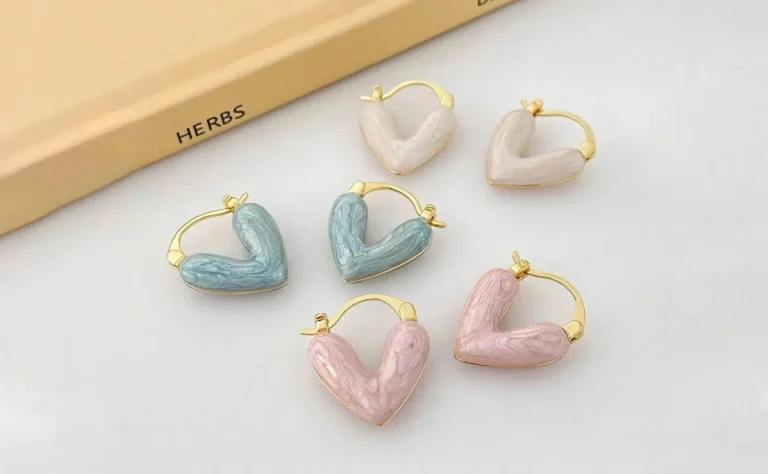 Timeless Heart-Shaped Studs