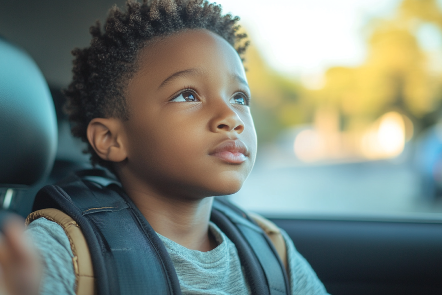 secure car seat belt adjuster for youngsters